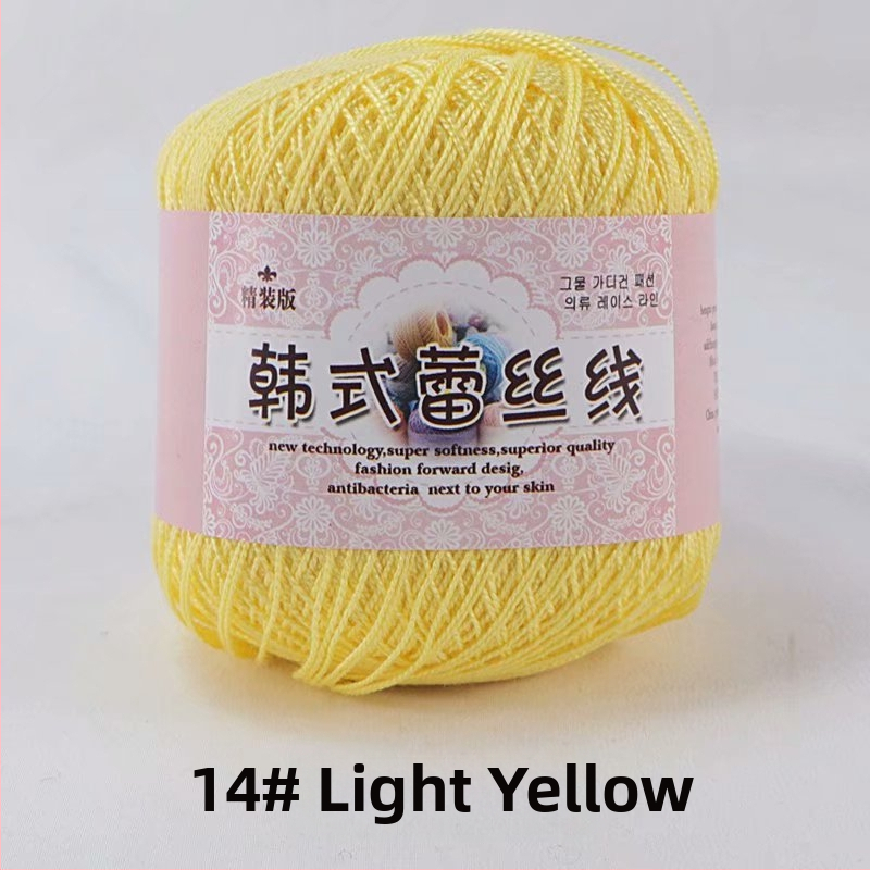 Fir de dantelă pentru croșetat, varietate 8 lace, 7s ply, 1 fir, fir de grup