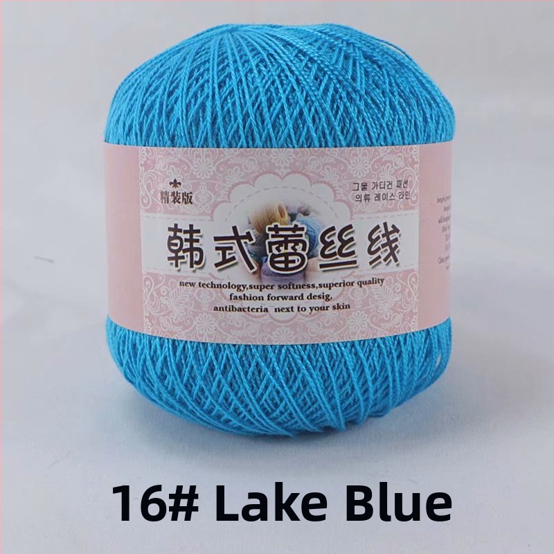 Fir de dantelă pentru croșetat, varietate 8 lace, 7s ply, 1 fir, fir de grup