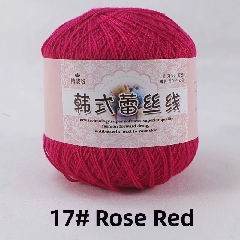 Fir de dantelă pentru croșetat, varietate 8 lace, 7s ply, 1 fir, fir de grup