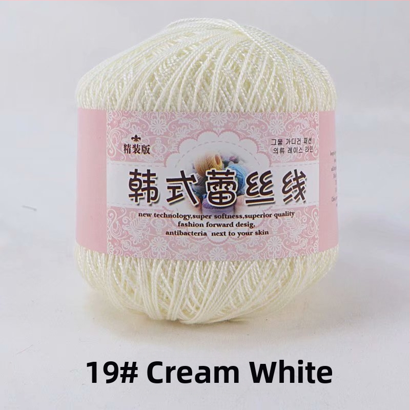 Fir de dantelă pentru croșetat, varietate 8 lace, 7s ply, 1 fir, fir de grup