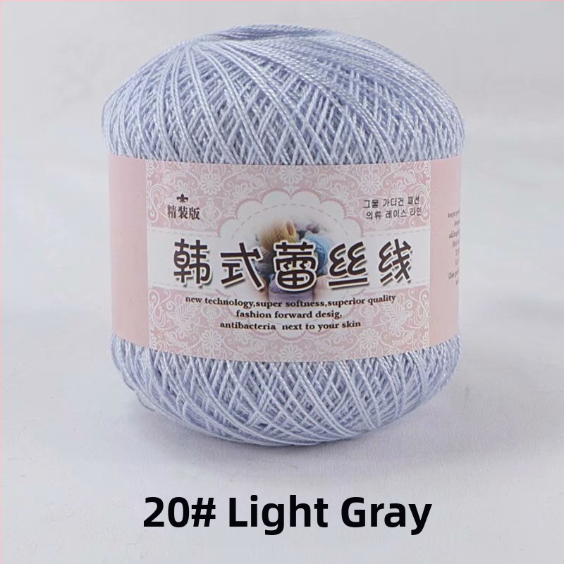 Fir de dantelă pentru croșetat, varietate 8 lace, 7s ply, 1 fir, fir de grup