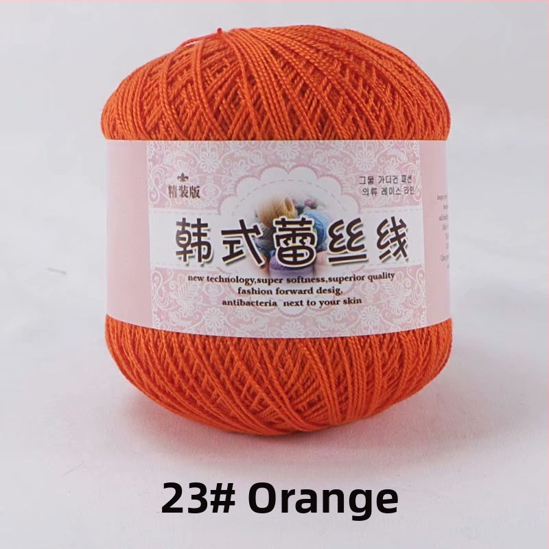 Fir de dantelă pentru croșetat, varietate 8 lace, 7s ply, 1 fir, fir de grup