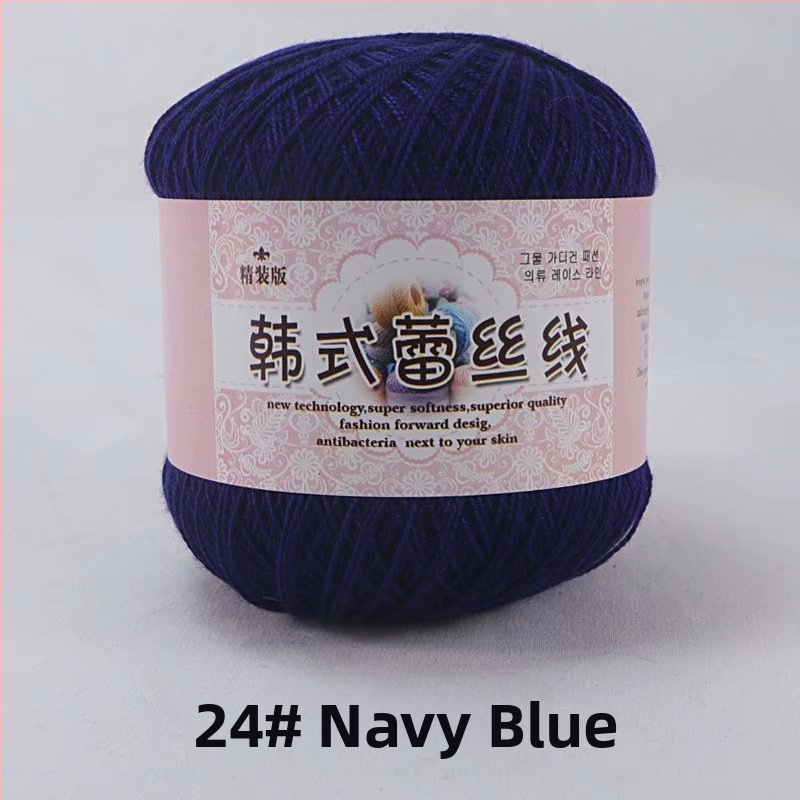 Fir de dantelă pentru croșetat, varietate 8 lace, 7s ply, 1 fir, fir de grup