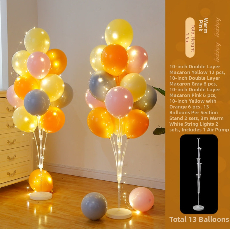 Премиум колони за балони на пода за сценично оформление на събития – подходящи за откривания, рождени дни и училищни тържества; Материал: пластмаса; Опаковка: включена; Без персонализация; Без внос; Без IP лиценз