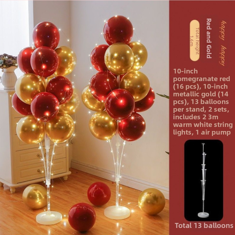 Премиум колони за балони на пода за сценично оформление на събития – подходящи за откривания, рождени дни и училищни тържества; Материал: пластмаса; Опаковка: включена; Без персонализация; Без внос; Без IP лиценз