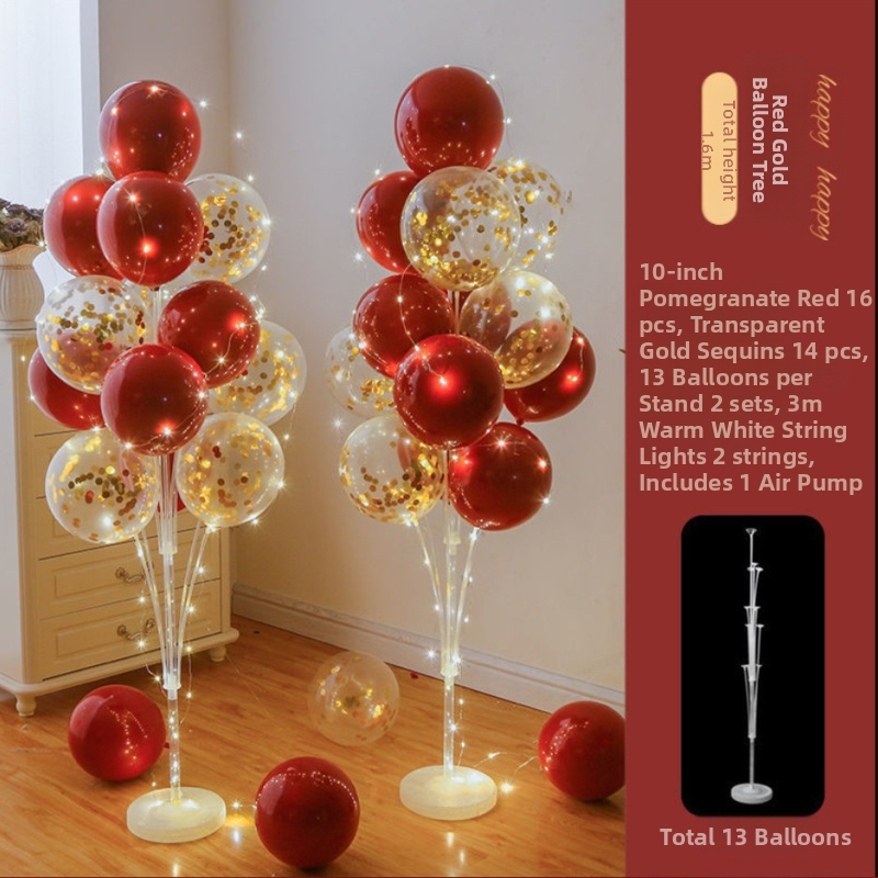 Премиум колони за балони на пода за сценично оформление на събития – подходящи за откривания, рождени дни и училищни тържества; Материал: пластмаса; Опаковка: включена; Без персонализация; Без внос; Без IP лиценз