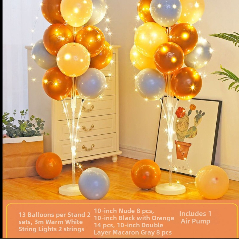 Премиум колони за балони на пода за сценично оформление на събития – подходящи за откривания, рождени дни и училищни тържества; Материал: пластмаса; Опаковка: включена; Без персонализация; Без внос; Без IP лиценз