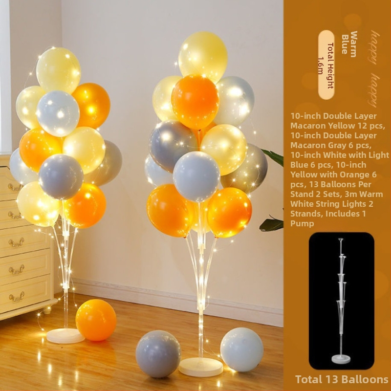 Премиум колони за балони на пода за сценично оформление на събития – подходящи за откривания, рождени дни и училищни тържества; Материал: пластмаса; Опаковка: включена; Без персонализация; Без внос; Без IP лиценз