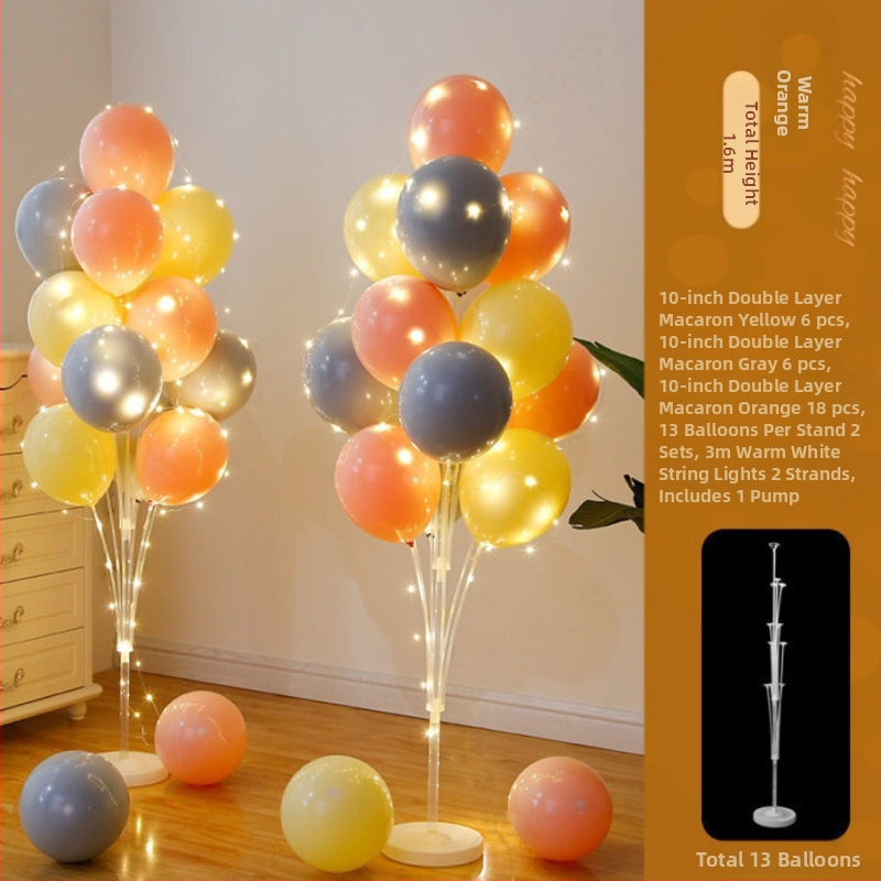 Премиум колони за балони на пода за сценично оформление на събития – подходящи за откривания, рождени дни и училищни тържества; Материал: пластмаса; Опаковка: включена; Без персонализация; Без внос; Без IP лиценз