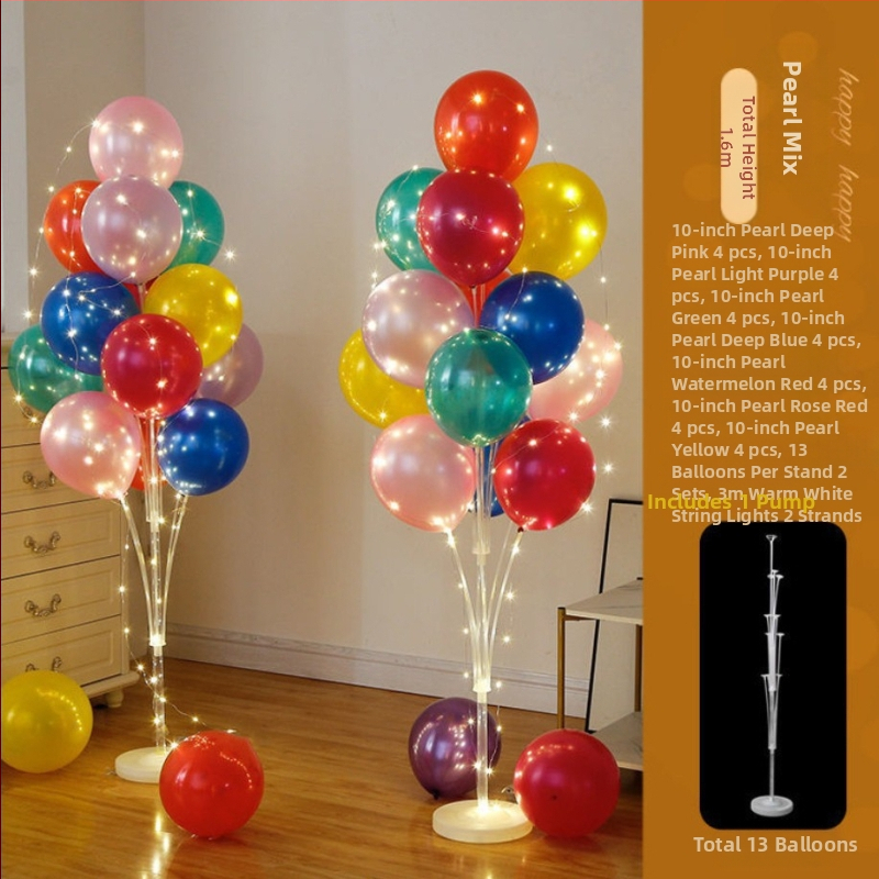 Премиум колони за балони на пода за сценично оформление на събития – подходящи за откривания, рождени дни и училищни тържества; Материал: пластмаса; Опаковка: включена; Без персонализация; Без внос; Без IP лиценз