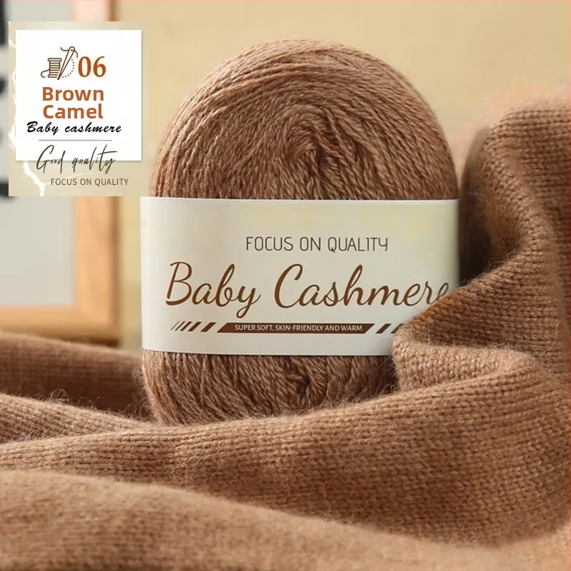 Kašmyro šaliko DIY rinkinys — rankinis mezgimas, vidutinio storio siūlai