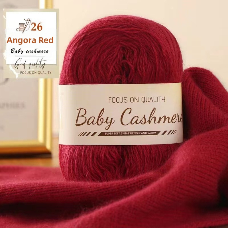 Kašmyro šaliko DIY rinkinys — rankinis mezgimas, vidutinio storio siūlai