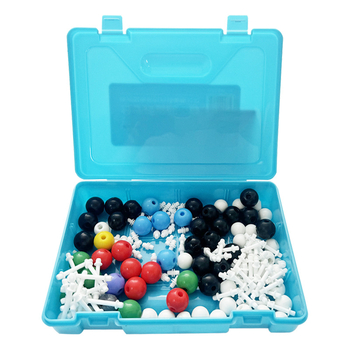 Μοντέλο δομής μορίου οργανικής χημείας με σφαίρες και ράβδους για επίδειξη σε γυμνάσιο