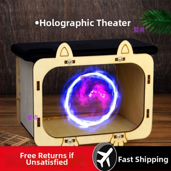 Metalo holografinis kino projektorius moksliniams bandymams, Love Point prekės ženklas, skirtas vaikams nuo 0 iki 2 metų
