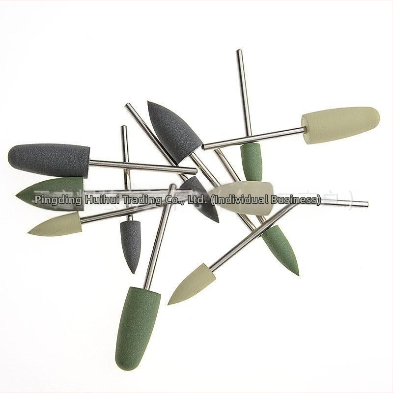 Полираща глава за стоматологични невидими протези – смолна основа, силиконова гума, HP0412, еднократна, за възрастни