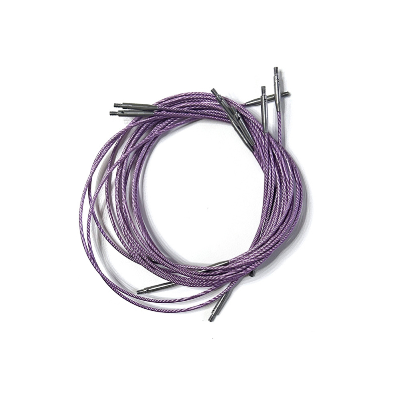 Игла за плетене: разглобяема кръгла игла с въртящ се пръстен и аксесоар за шнур, за домашна употреба