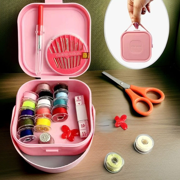 Siuvimo dėžutė — kelionėms skirta, aukštos kokybės dizainas, išskirtinis stilius