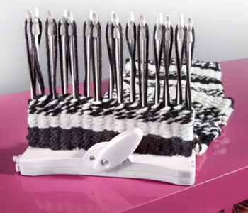 Stroj za pletenje DIY šalova, torbi i deka — jednovlani vuneni 7s, za početnike, uz video upute