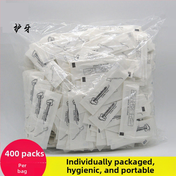 Dantų siūlų lazdelė – ultra plona, lankaus formos, dviejų galų, 30–50 vnt., 80–100 paketėlių