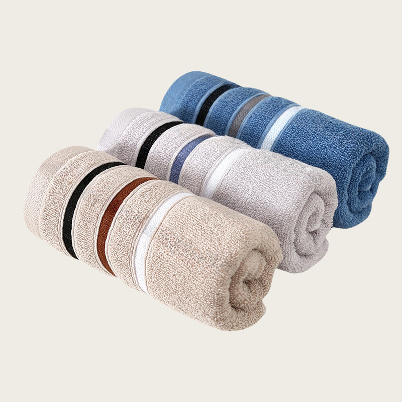 Veido rankšluostis — tankus, sugeruojantis, švelnus odai, be pluoštų (Medžiaga: 100% medvilnė; Pluoštas: 32s; Svoris: 100–120 g; Apdorojimas ir pritaikymas: Taip)