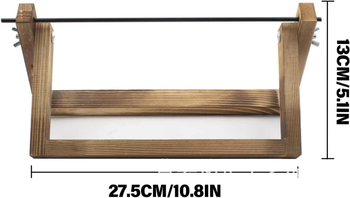 Ξύλινο ράφι για κλωστές – επιτραπέζιος πολυλειτουργικός οργανωτής, 1 επίπεδο, μοντέρνο στιλ