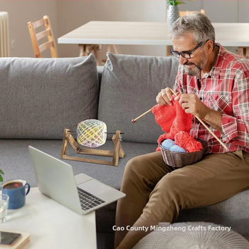 Ξύλινο ράφι για κλωστές – επιτραπέζιος πολυλειτουργικός οργανωτής, 1 επίπεδο, μοντέρνο στιλ