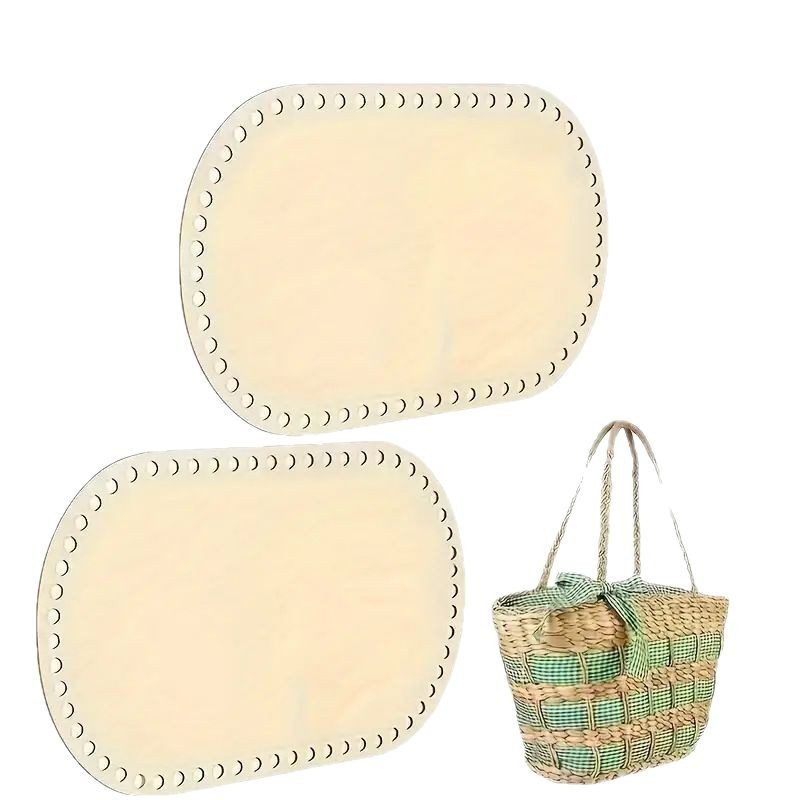 Boxwood anyagú faalap szövött kosarakhoz – DIY faelemek, modern letisztult stílus