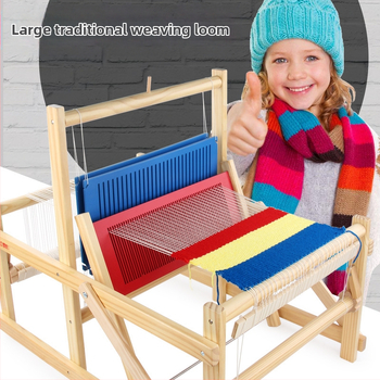 Αργαλειός χειροποίητης πλέξης για παιδιά – πίνακας DIY εκμάθησης μαλλιού