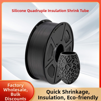 Силиконова термоусвиваща втулка за електрически кабели, 4:1 свиване, против корозия, огнеустойчива, изолация, -70°C до 260°C, RoHS