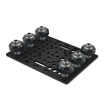 Gantry plate for 3D printers, V-slot aluminum profile, four-wheel sliding table, six-wheel pulley (Usongshine)