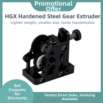 HGX-LITE σετ τροφοδοσίας εξωθητήρα, πλήρως μεταλλικός, σφυρηλατημένα ατσάλινα γρανάζια με μειωτήρα