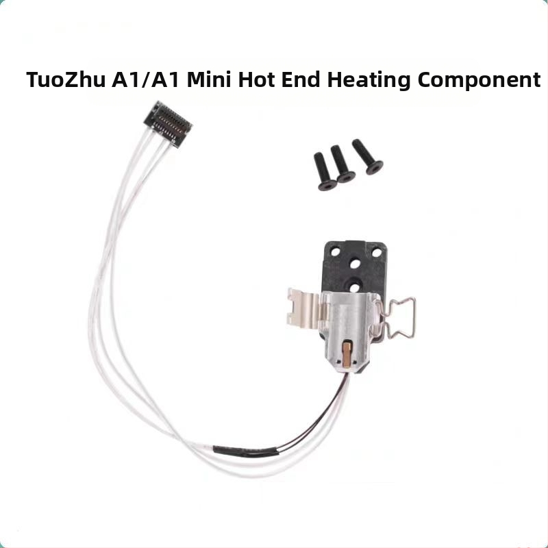 Μονάδα Θέρμανσης Θερμικού Άκρου για Bambu Lab A1/A1 Mini — αλουμινένιος μπλοκ θέρμανσης, κεραμικός φύλλος, τεχνητός λίθος, αισθητήρας θερμοκρασίας