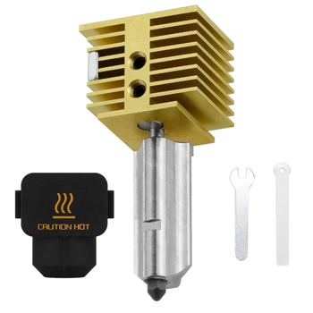 Σετ θερμικού άκρου A1/A1 mini με αναβάθμιση: αποσπώμενος ακροφύσιο από σκληρυμένο χάλυβα και ορειχάλκινος ψύκτης