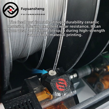 Αξεσουάρ 3D εκτυπωτή: FYSETC AMS κεραμικός θύρα τροφοδοσίας νημάτων, ανθεκτικός στη φθορά, συμβατός με Tuozhu X1/P1P/X1C, σετ 4 τεμαχίων