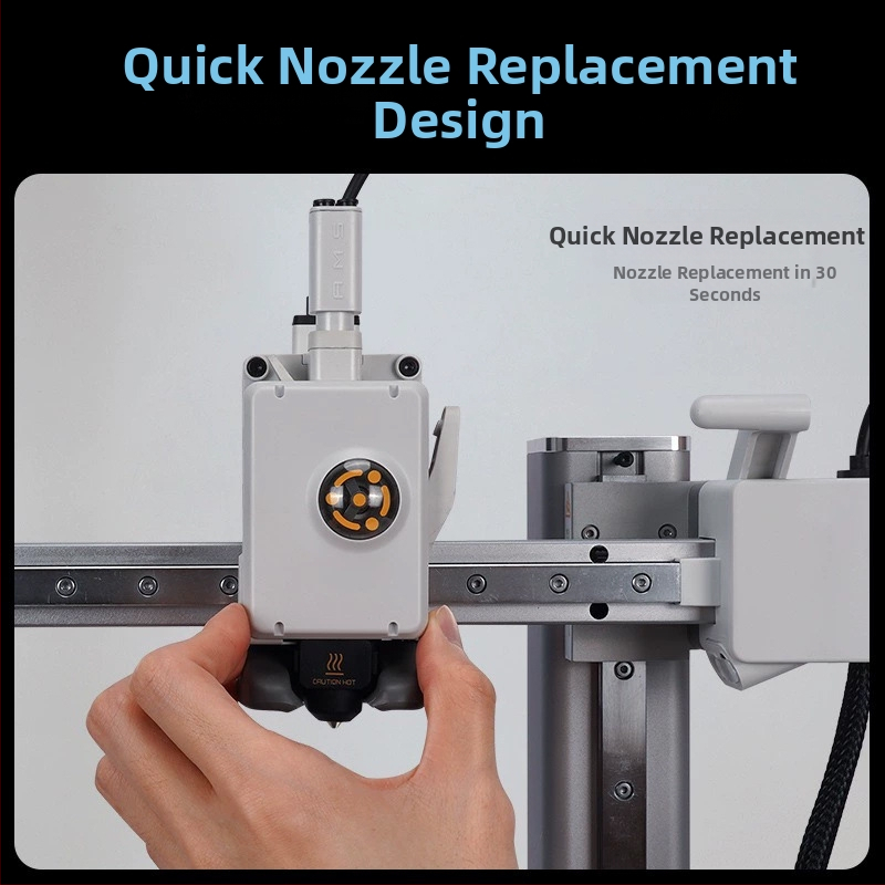 Комплект дюзи за A1/A1 MINI: сваляема неръждаема дюза, гореща част, високоскоростна печатна глава от твърда стомана, нагревателен блок