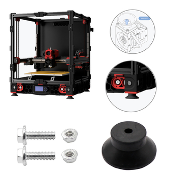 VORON 2.4 Foot Mats 3D nyomtatókhoz — 4 darabos készlet csavarokkal, 128 g, Mingtai 3D