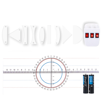 Liuxin Σύστημα φωτισμού με μαγνητική έλξη, σετ 12 τεμαχίων για οπτικά πειράματα φυσικής σε γυμνάσιο