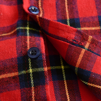 Vaikų langeliais margintas marškiniai-kardiganas su ilgomis rankovėmis, 97% medvilnė, amžius 3–8 metai