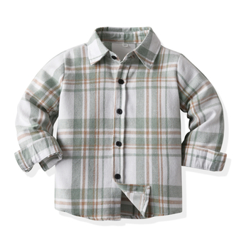 Vaikų marškiniai su ilgom rankovėm, kasdienis stilius, 75% poliesteris, ruduo 2024