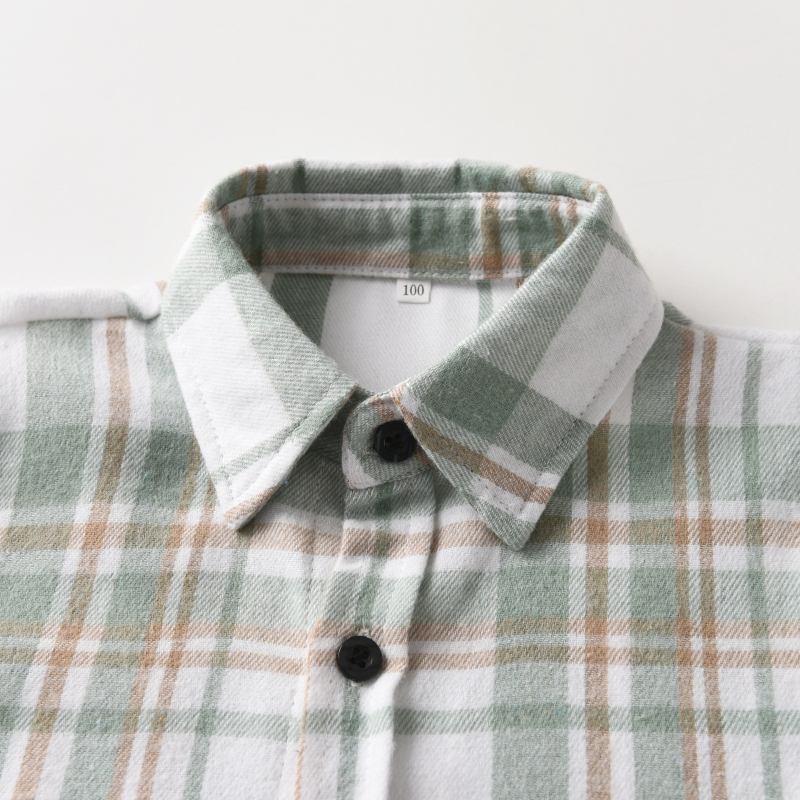 Vaikų marškiniai su ilgom rankovėm, kasdienis stilius, 75% poliesteris, ruduo 2024