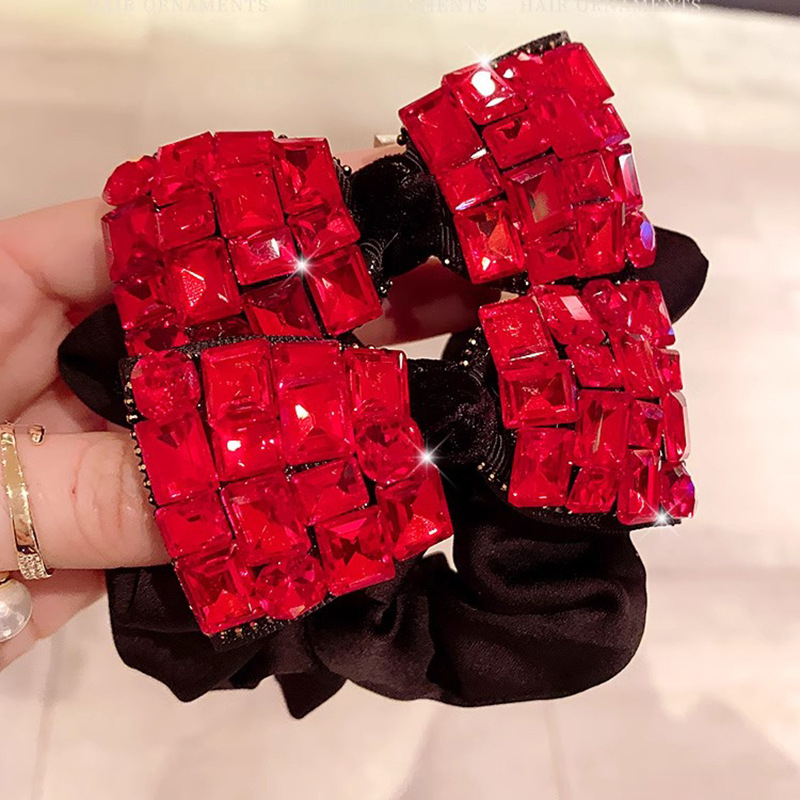 Plaukų juosta su kristalais ir kaspinu, nematoma elastinga plaukų juosta, biuro stiliui, pavasaris 2024