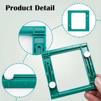 Keturkampė kutavimo mašina - DIY rankų mezgimo įrankis, reguliuojamas ilgis