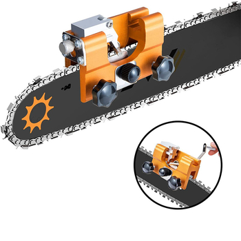 Rokas ķēžu slīpmašīna, pārnēsājams zāģa ķēžu asināšanas rīks, alumīnijs, vispārējais modelis