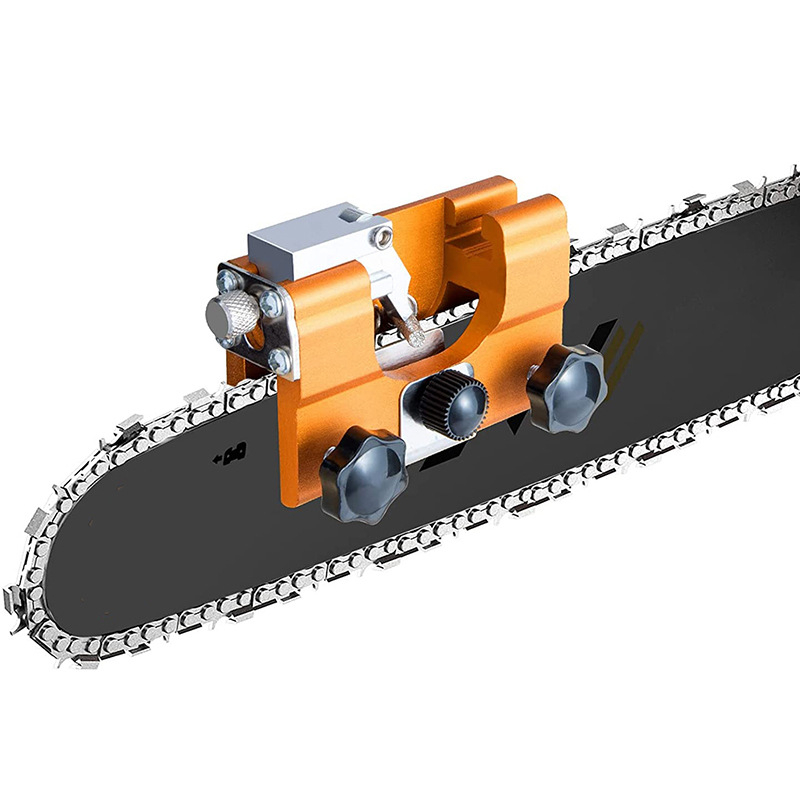 Rokas ķēžu slīpmašīna, pārnēsājams zāģa ķēžu asināšanas rīks, alumīnijs, vispārējais modelis