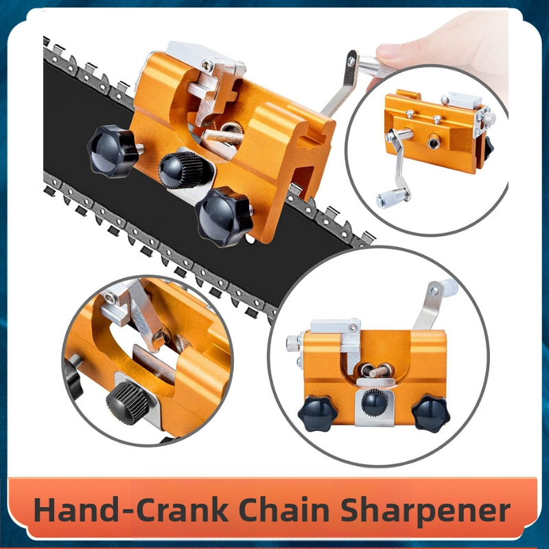 Rokas ķēžu slīpmašīna, pārnēsājams zāģa ķēžu asināšanas rīks, alumīnijs, vispārējais modelis