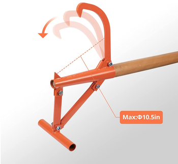 Medinio rankenos logi kilnojimo įrankis – anglies plienas, 5,9 kg, Baiyi, miškų ūkiui, ganykloms ir statyboms