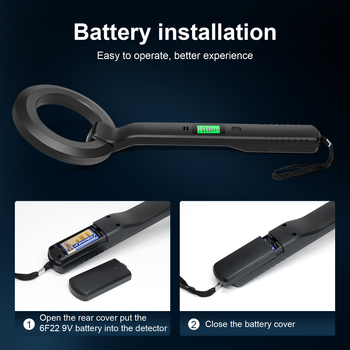 Диск металдетектор, тегло 360 г, за откриване на метал.