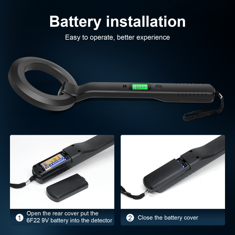 Диск металдетектор, тегло 360 г, за откриване на метал.