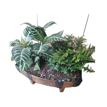 RUILI gėlių vazonas, PP medžiaga, ant grindų stovintis, pastoralinio stiliaus, biologiškai skaidrus ir tvirtas.