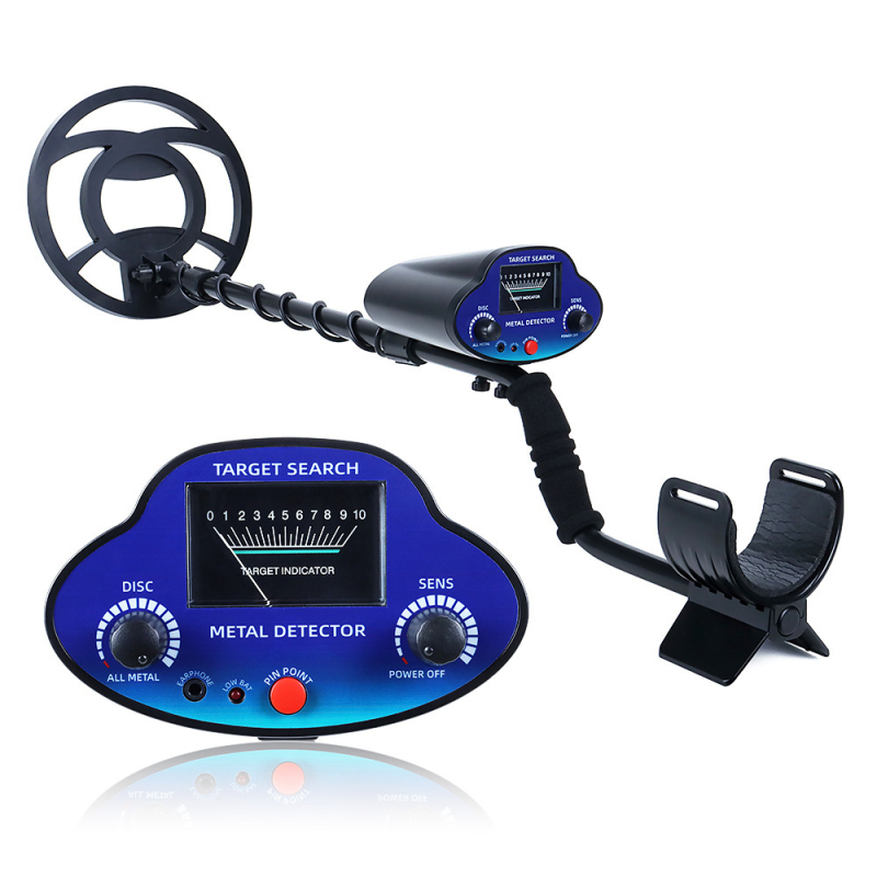 GT680C Ανιχνευτής μετάλλων, τροφοδοσία 2×9V, εύρος μέτρησης 18 cm, режим συναγερμού: ήχος ή μετρητής, βάρος 1200 g